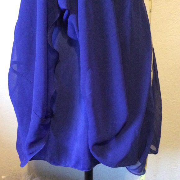 B.Darlin Royal Blue Dress with Rhinestones, Sz 5/6 - Picture 4 of 15